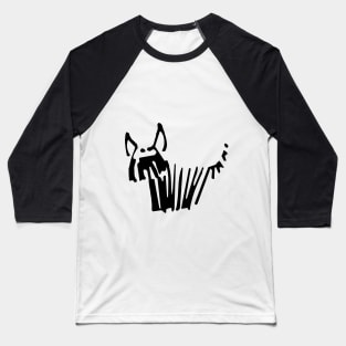 Scruffy Dog 1 Baseball T-Shirt